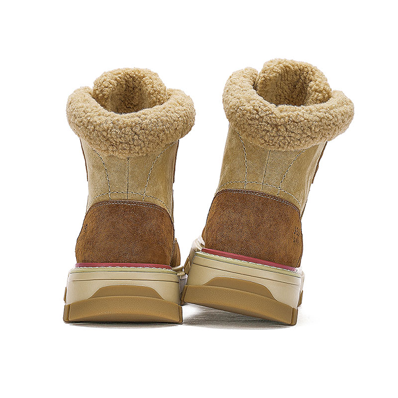 JEEP SPIRIT Winter Thickened And Fleece Lined Outdoor Mini Stove Short Mid Calf Snow Boots Men's Sunrise Yellow купить в интернет-магазине Yoocart с быстрой доставкой по России.