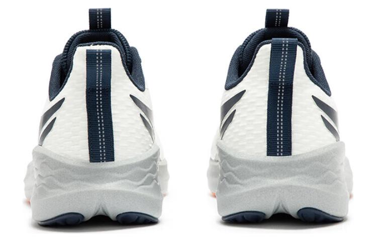 361° QU!KFOAM Cushioning Anti-Slip And Wear-Resistant Low-Top Running Shoes Men's White Blue