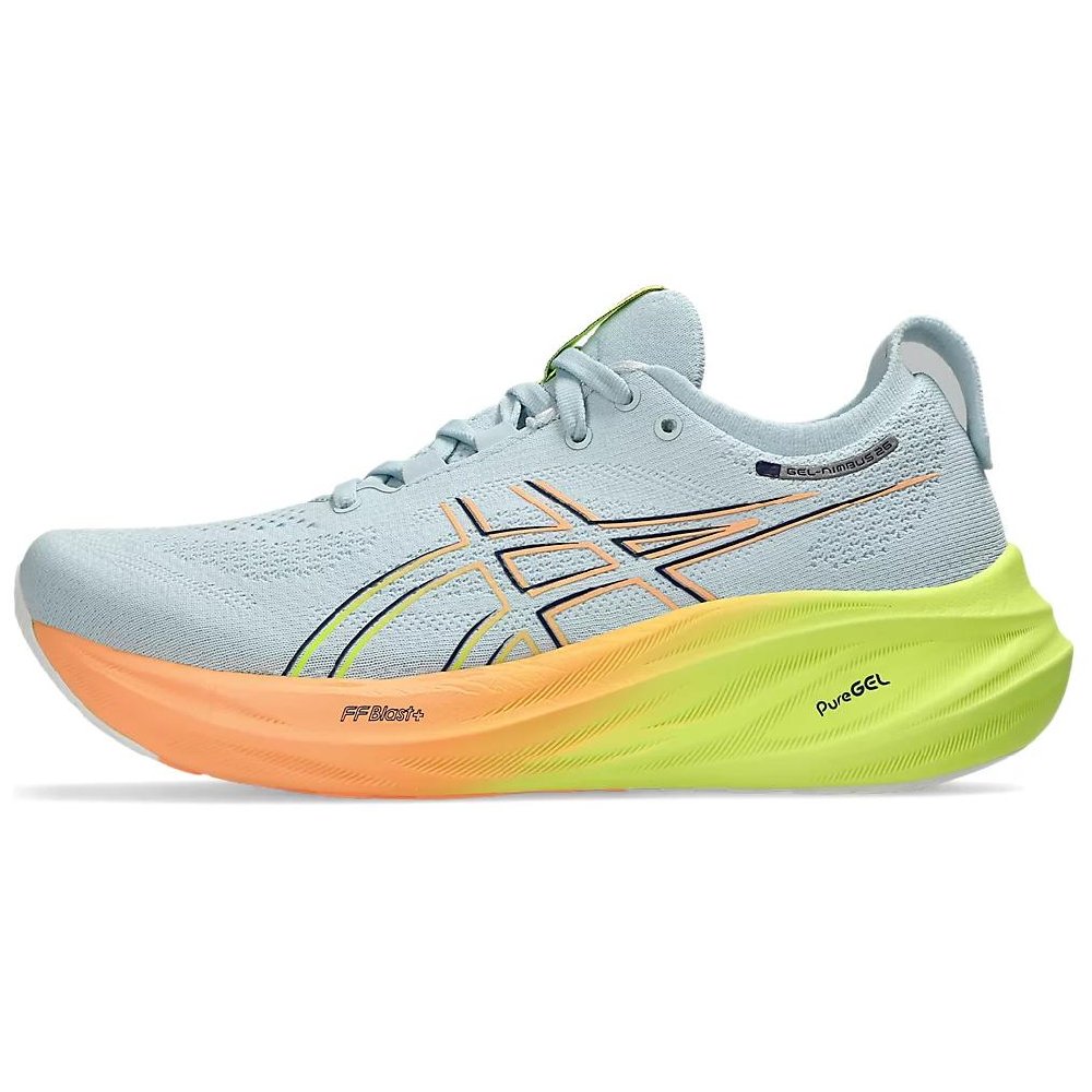 Asics Gel Nimbus 26 Paris Cool Grey Safety Yellow Women's