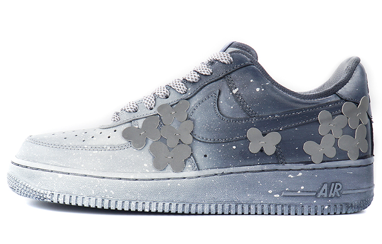 Nike Air Force 1 07 Anti Slip Wear Resistant Low Top Skateboard Shoes Men's Gray
