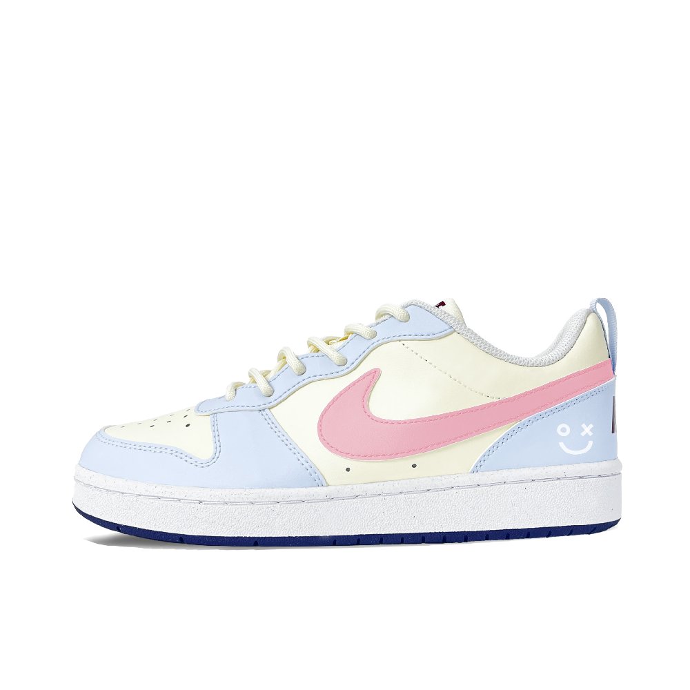 Nike Court Borough Skateboard Shoes Women's Low Top Custard Pink