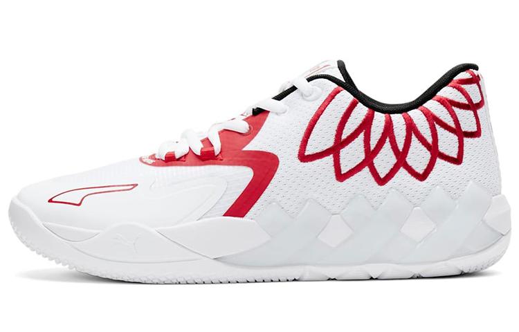 PUMA MB.01 Low LaMelo Ball 'Team Colors White High Risk Red'