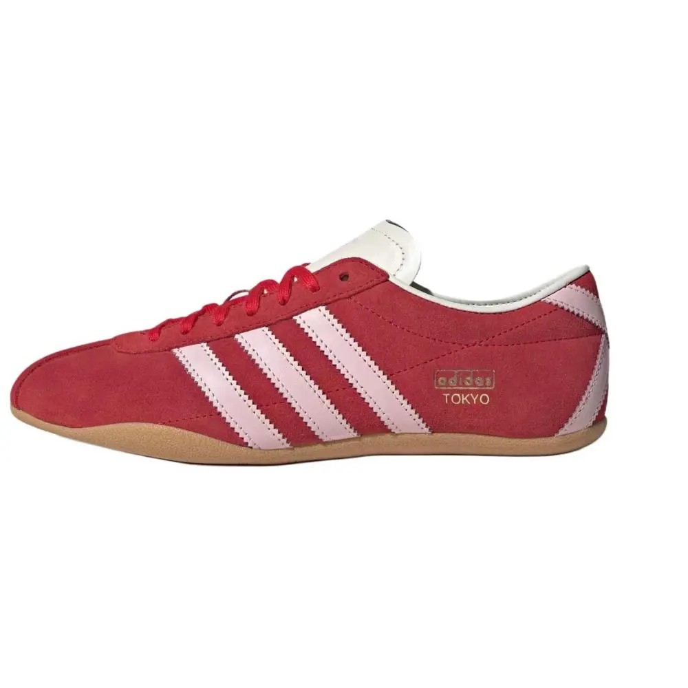Adidas Originals Tokyo Abrasion Resistant Low top Casual Shoes Women's Red