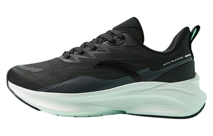 Anta Cushioning Low-Top Running Shoes Women's Black Gray