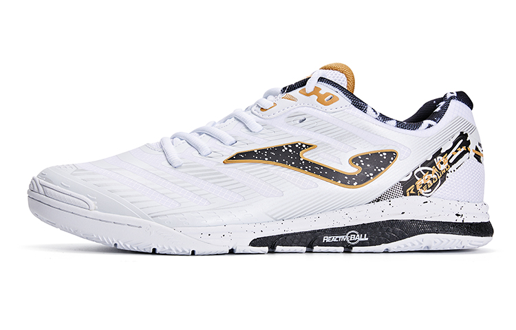 Joma Cushioning, Slip Resistant, And Abrasion Resistant Soccer Shoes Men's White