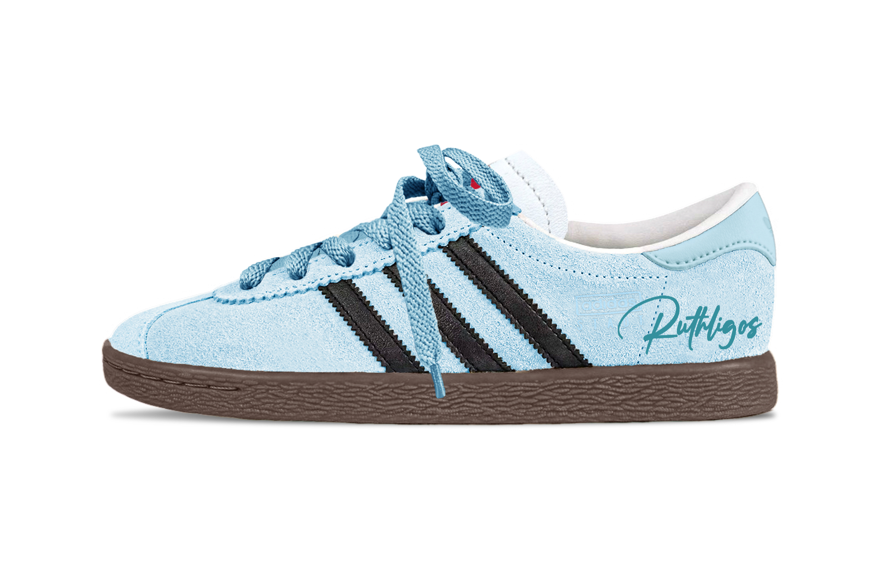 Adidas Originals Stadt Sea Salt Pudding Abrasion Resistant Low top German Army Trainers Unisex Sea Blue