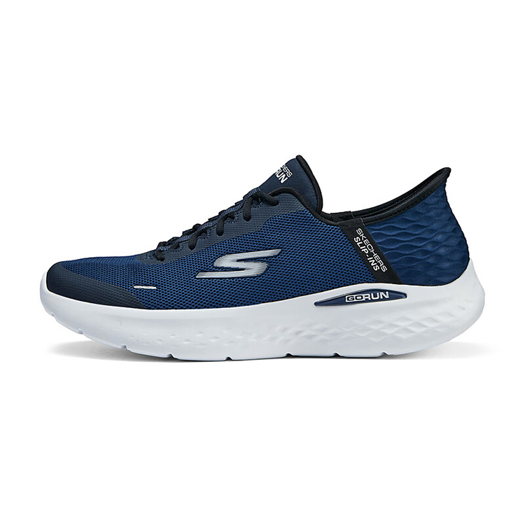 Skechers Anti-Slip Wear-Resistant Low-Top Casual Running Shoes Men's Blue
