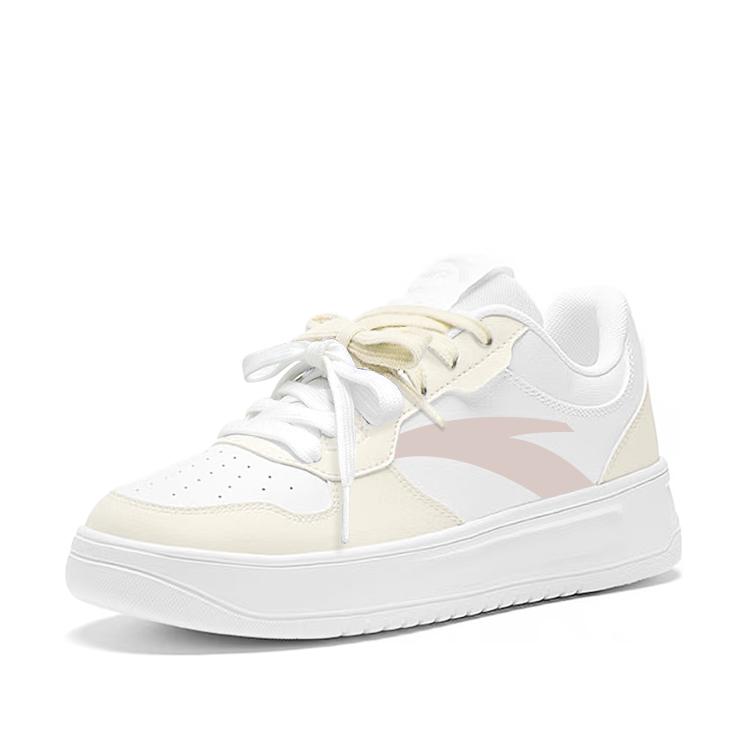 Anta Relaxed Abrasion Resistant Balance Lightweight Low Top Skateboard Shoes Unisex Yellow Pink купить в интернет-магазине Yoocart с быстрой доставкой по России.