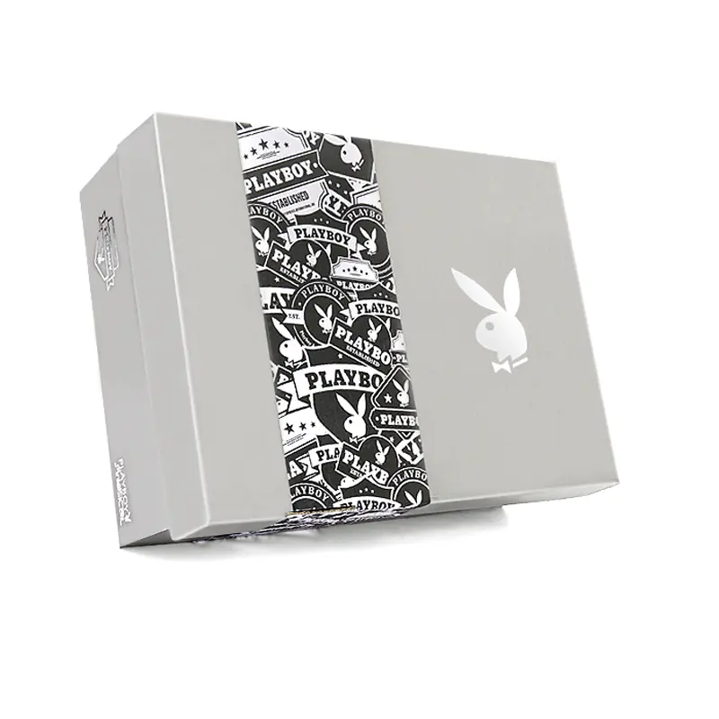 Playboy Low Top Canvas Shoes Men's Gift Box Set