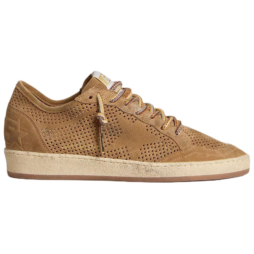 Golden Goose Ball Star Low Top Skateboard Shoes Women's Tobacco Brown