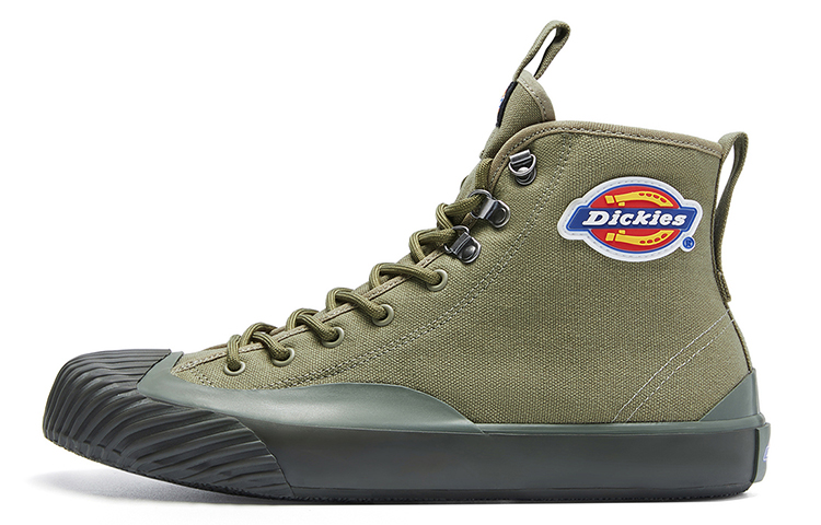 Dickies Canvas Shoes Men High-Top Army Green