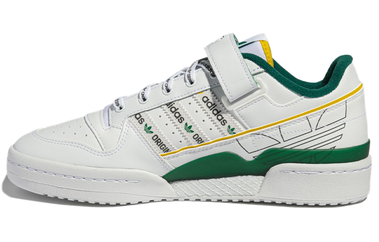 Adidas Originals Forum Low Shoes 'White Green'
