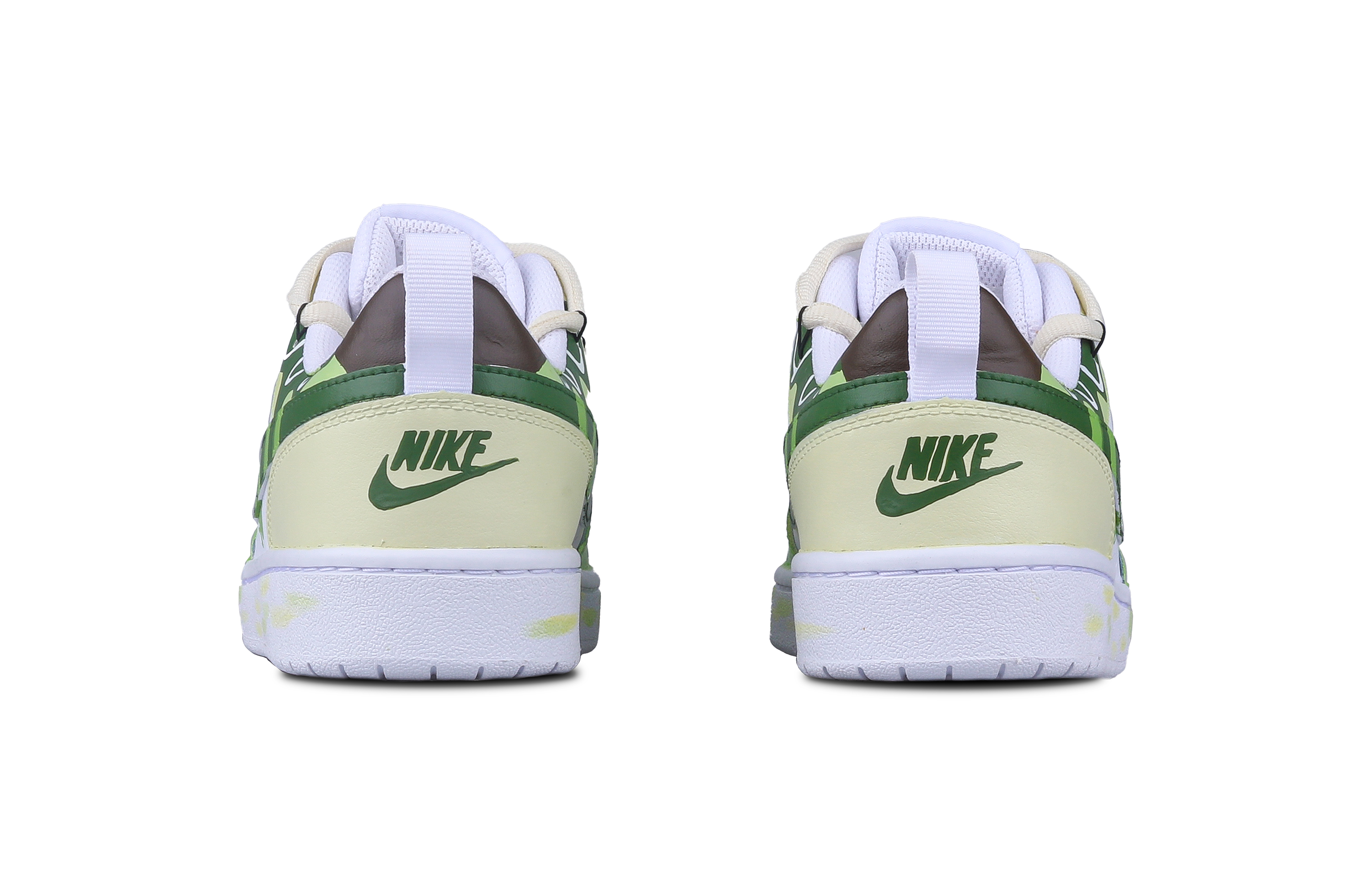 Nike Court Borough New Leaves Low-Top Skateboard Shoes Women's White Green купить в интернет-магазине Yoocart с быстрой доставкой по России.