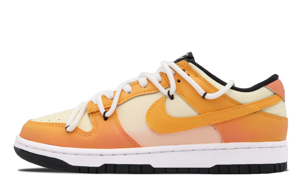 Nike Dunk Low Low-Top Skateboard Shoes GS Orange