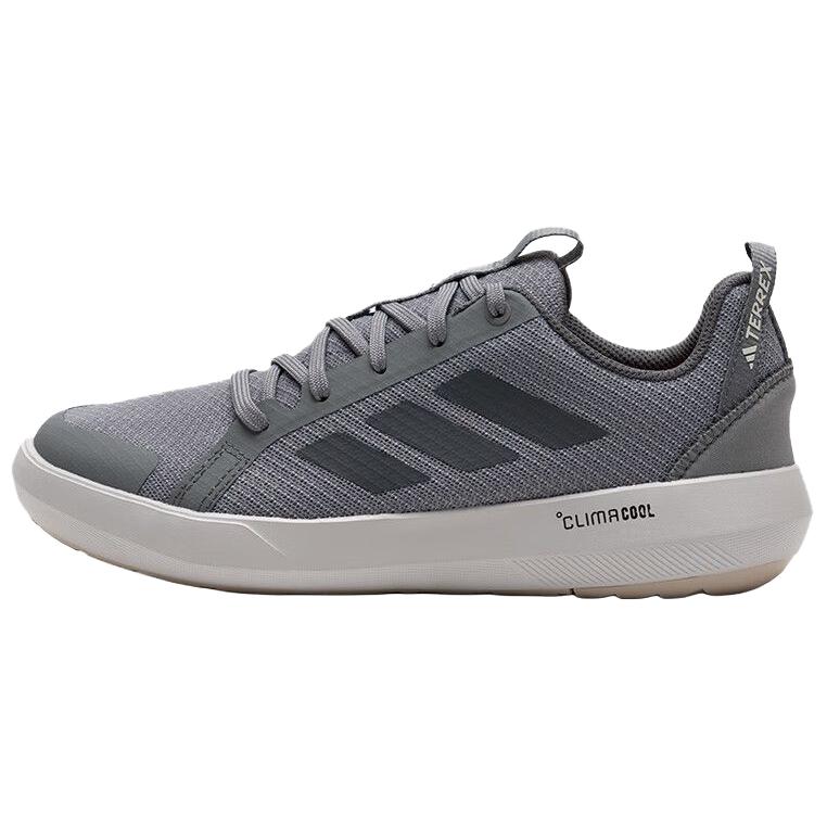 Adidas Terrex Boat Breathable Low Top Hiking Shoes Unisex Gray