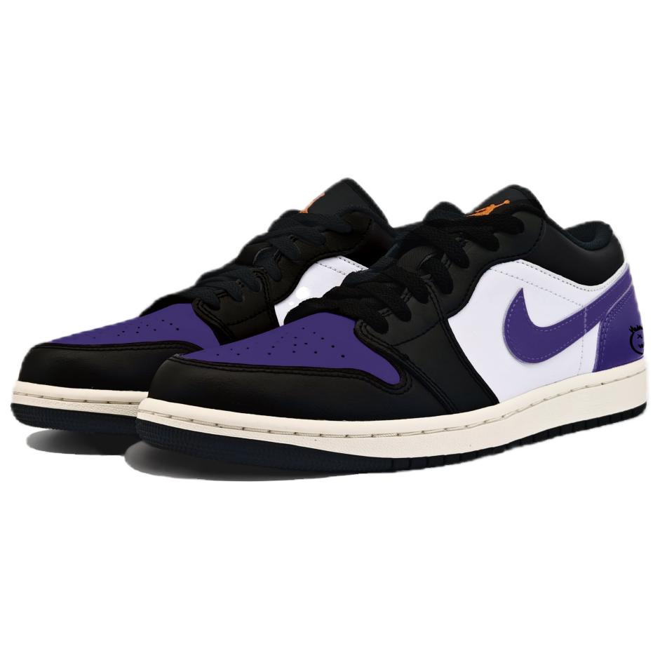 Jordan Air Jordan 1 Abrasion Resistant Vintage Basketball Shoes Unisex Purple Black купить в интернет-магазине Yoocart с быстрой доставкой по России.