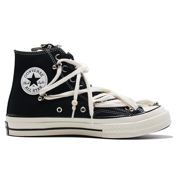 Converse 1970s Sky Heart, Vintage Distressed Abrasion Resistant High Top Canvas Shoes Unisex Black купить в интернет-магазине Yoocart с быстрой доставкой по России.