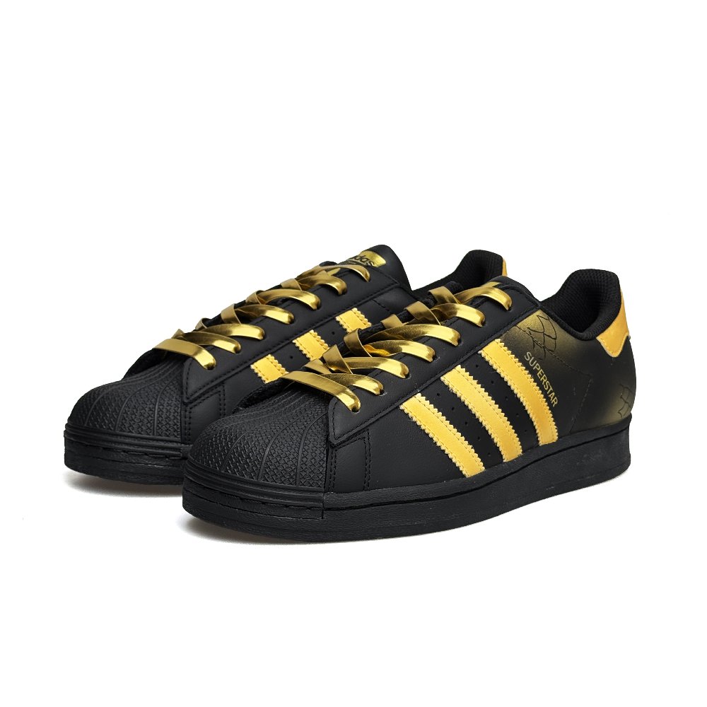 Adidas Originals SUPERSTAR Anti-Slip And Wear-Resistant Balance Low-Top Skateboard Shoes Unisex Gold