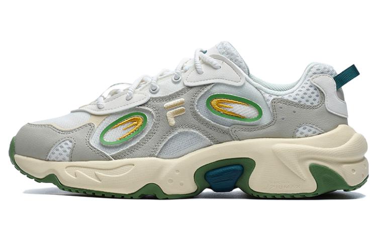 FILA FUSION Raccoon Low Top Casual Shoes Men's White Green