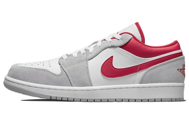 JORDAN 1 Low Se Light Smoke Grey Gym Red
