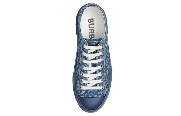 Burberry Low Top Skateboard Shoes Women's Denim Blue купить в интернет-магазине Yoocart с быстрой доставкой по России.