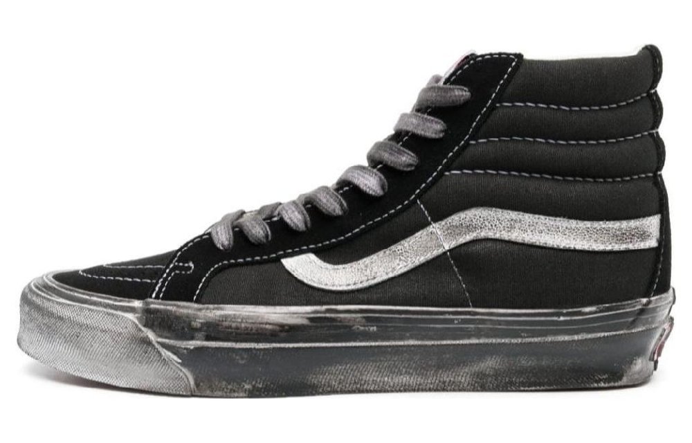 Vans Og Sk8Hi Lx 'Stressed Black White' Women's