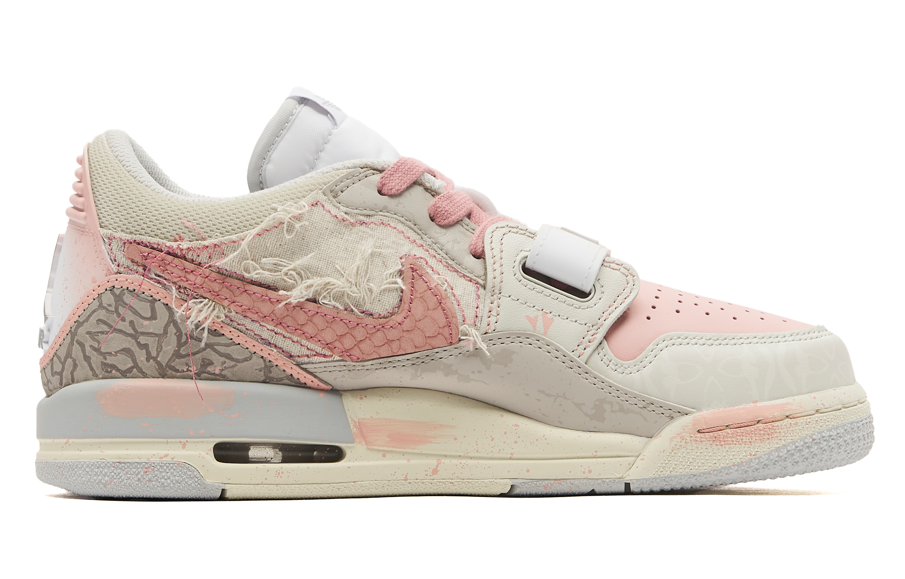 Jordan Legacy 312 Vintage Basketball Shoes Women's Low top Pink/Yellow купить в интернет-магазине Yoocart с быстрой доставкой по России.