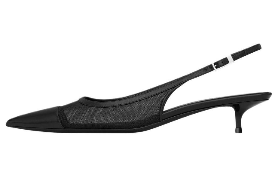 SAINT LAURENT Oxalis Slingback Pumps