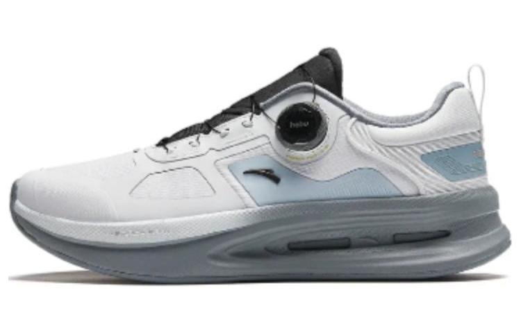 Anta Cushioning, Wear Resistant Low top Training Shoes Men's Gray Blue