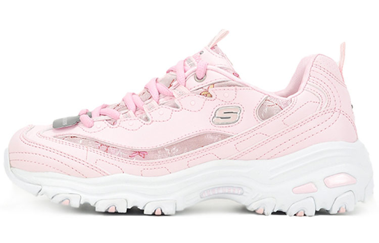 Skechers D'Lites 1.0 Low Dad Shoes Gs Pink Women's