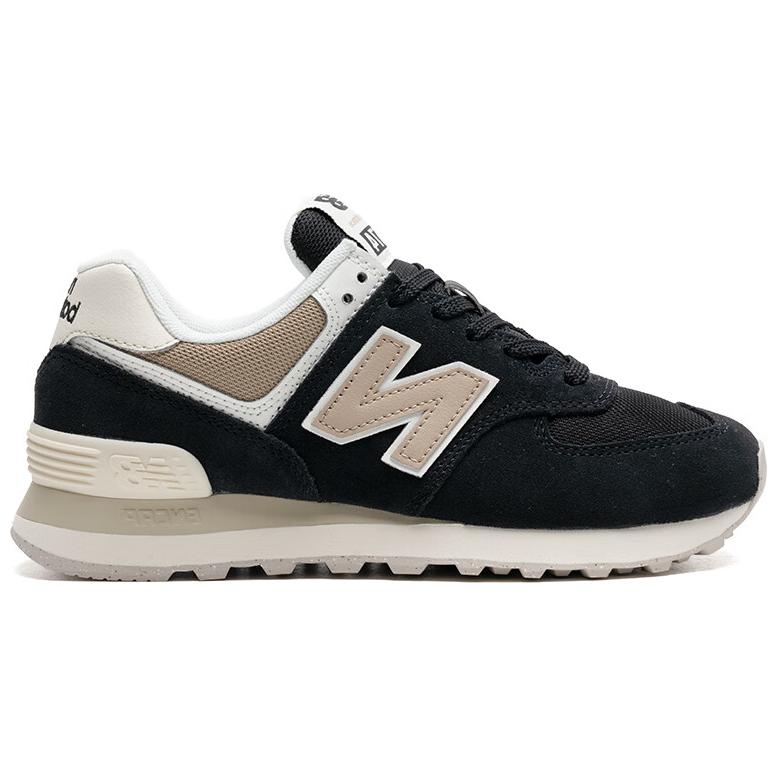 New Balance 574 Black Elephant Bone Women's