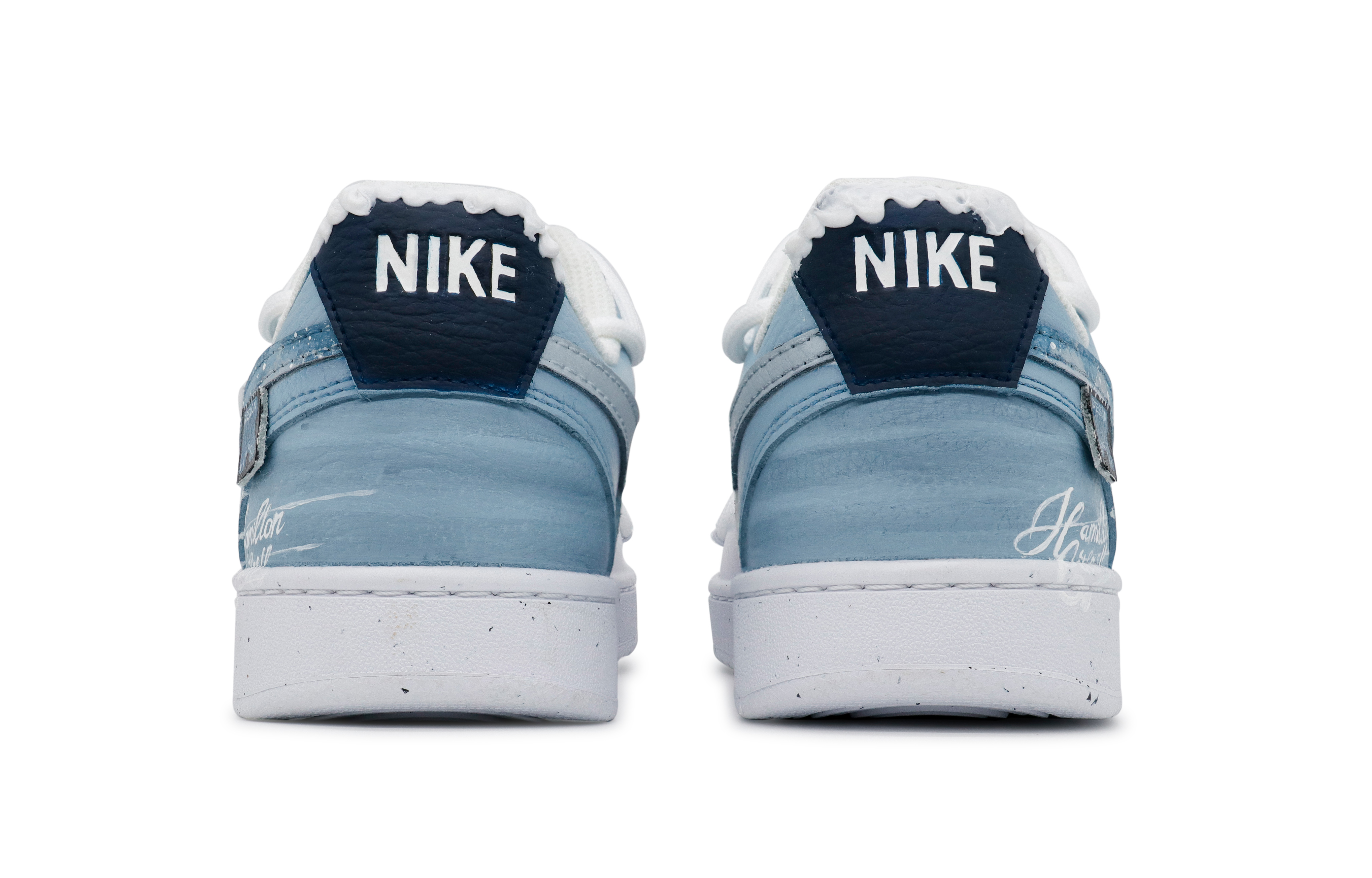 Nike Court Vision 1 Ripple Foam Anti-Slip Wear-Resistant Low-Top Skateboard Shoes Men's Light Blue купить в интернет-магазине Yoocart с быстрой доставкой по России.