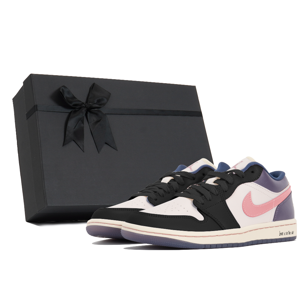 JORDAN Air JORDAN 1 Vintage Basketball Shoes Women's Low Top Pink
