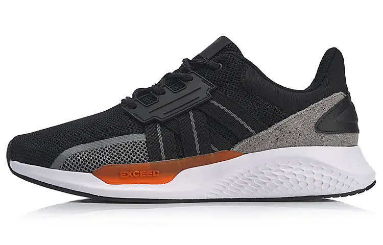LiNing Xingcheng 2 Support Low top Running Shoes Unisex Black Gray