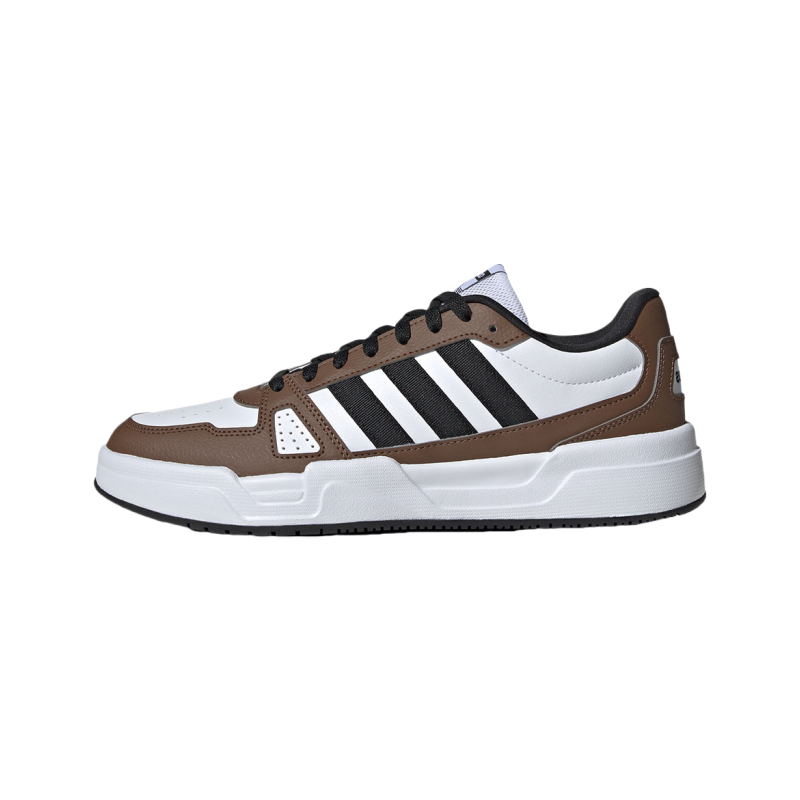 Adidas Anti-Slip Wear-Resistant Low-Top Skateboard Shoes Unisex White Brown