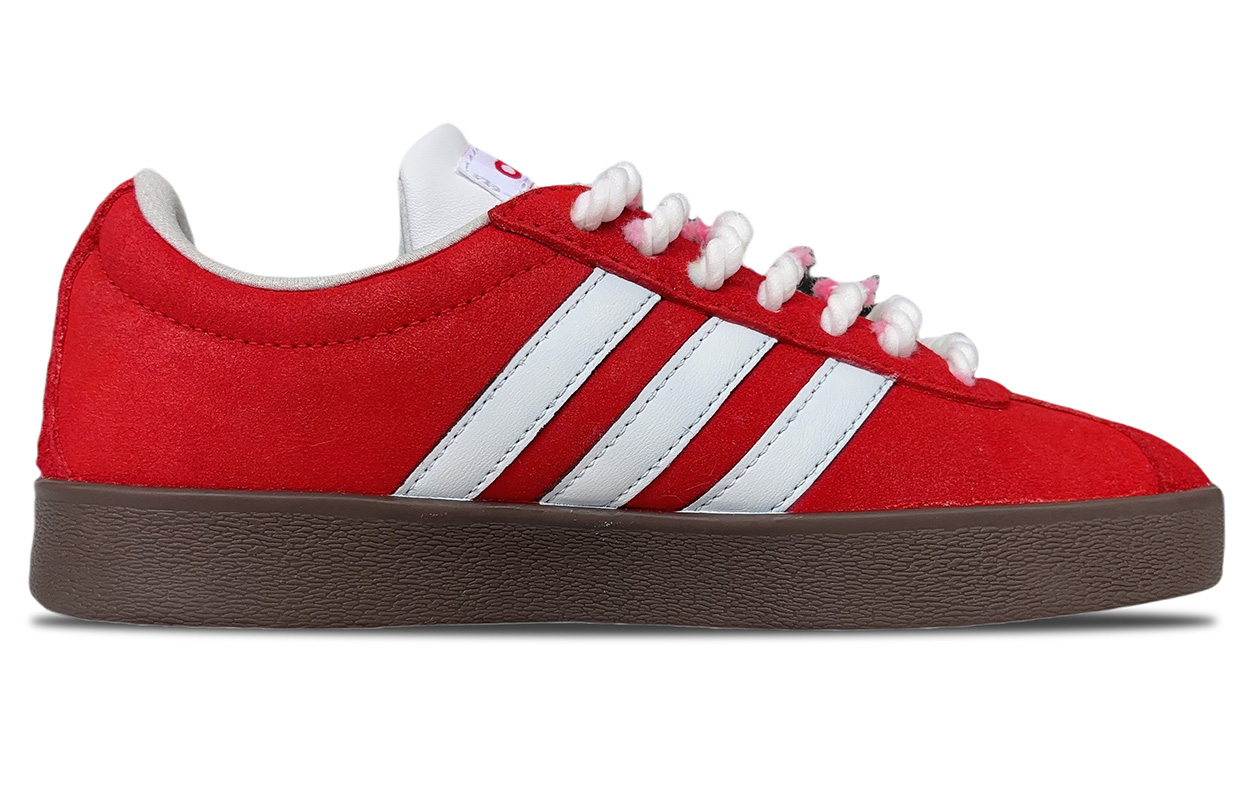 Adidas Neo VL Court 2.0 Breathable Moisture Wicking Low Top Skateboard Shoes Unisex Scarlet купить в интернет-магазине Yoocart с быстрой доставкой по России.