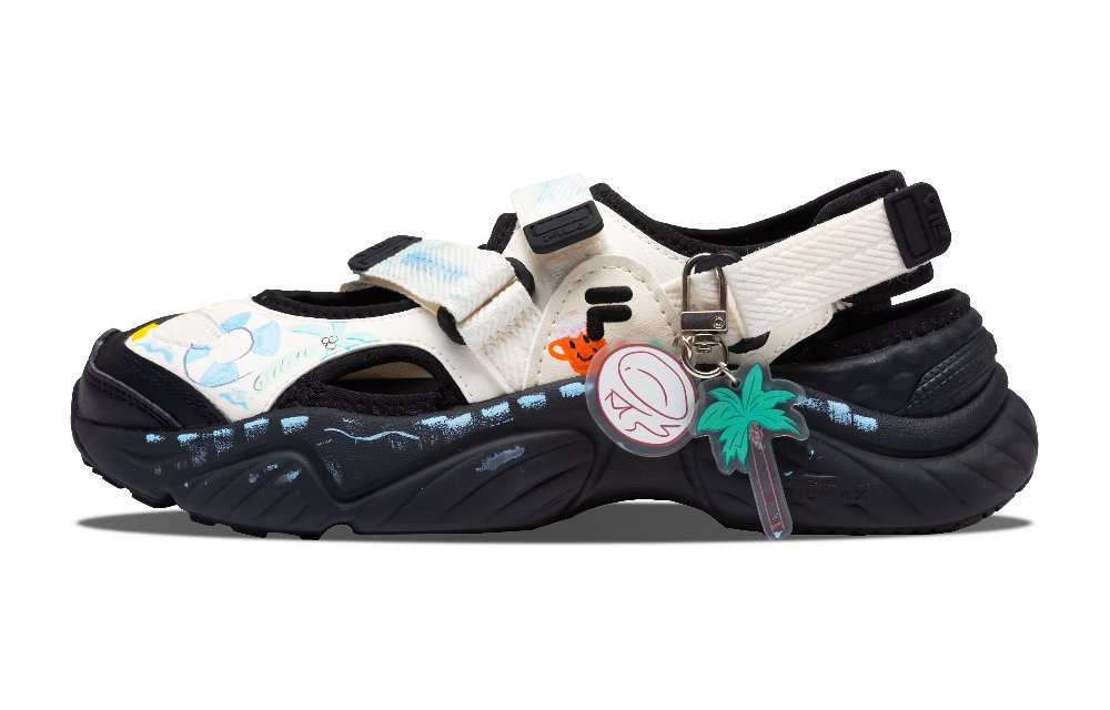 FILA FUSION Conch Beach Parties Beach Sandals Women's Blue