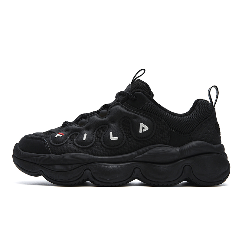 FILA PEASE WE Abrasion Resistant Coverage Low top Casual Shoes Men's Black