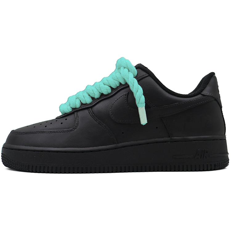 Nike Air Force 1 Wear-Resistant Low-Top Skateboard Shoes Unisex Black Green