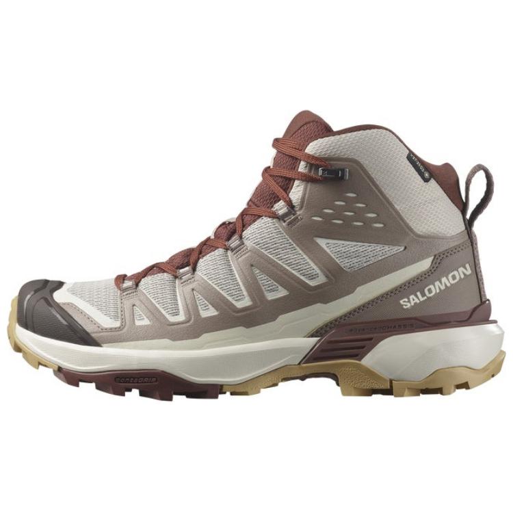 SALOMON X ULTRA 360 Anti-Slip Wear-Resistant High-Top Hiking Shoes Women's Gray