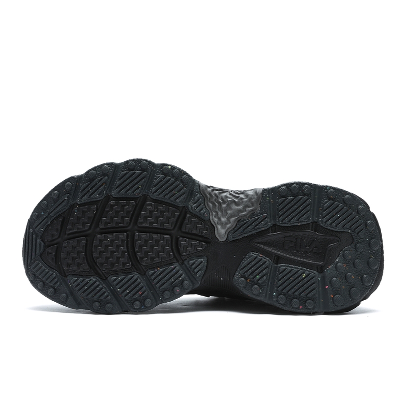 FILA Slip Resistant Low Top Running Shoes Women's Black Gray