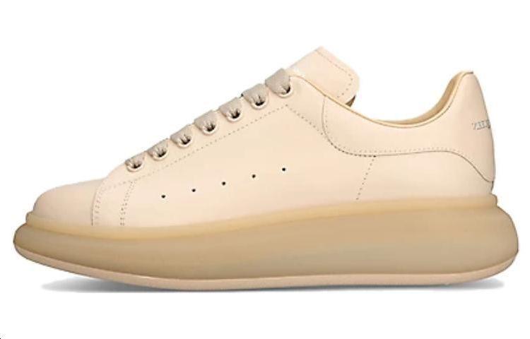 Alexander McQueen Oversized Low Top Sneakers 'Beige'