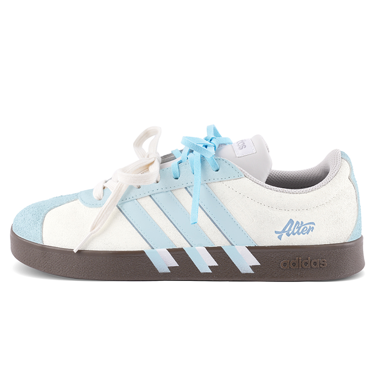 Adidas VL COURT 2.0 Cushioning, Wear Resistant Low top Skateboard Shoes Unisex Blue White