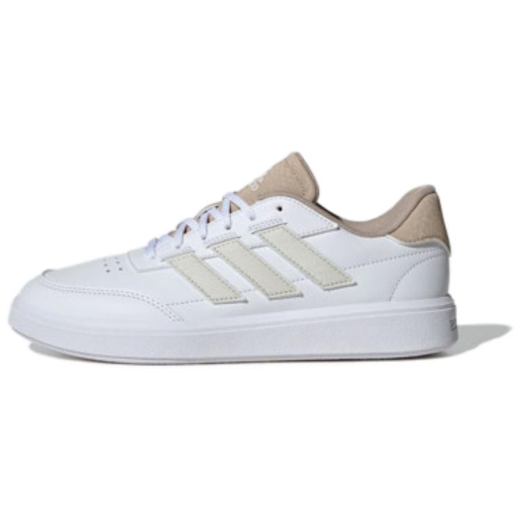 Adidas COURTBLOCK Anti Slip Wear Resistant Low Top Skateboard Shoes Women's White