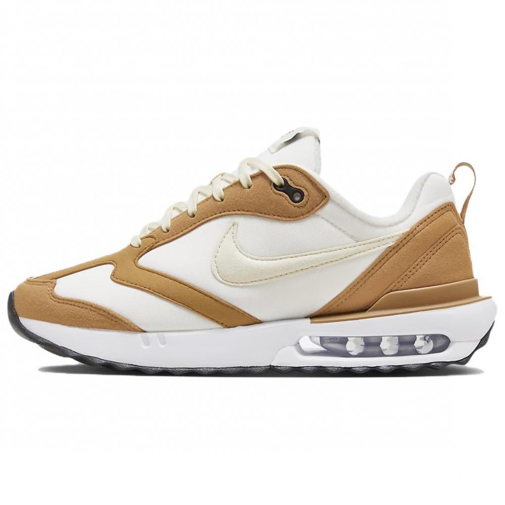 Nike Air Max Dawn Low Top Casual Shoes Women's White Brown