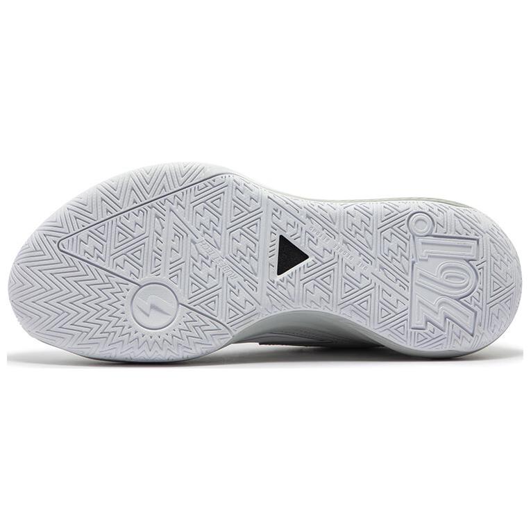 361° Big3 Team Cushioning Anti-Slip And Wear-Resistant Low-Top Basketball Shoes Men's White Gray