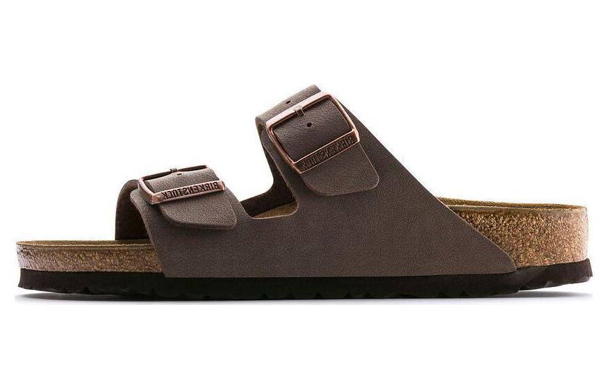 Birkenstock Arizona Birkibuc Narrow 'Mocha'