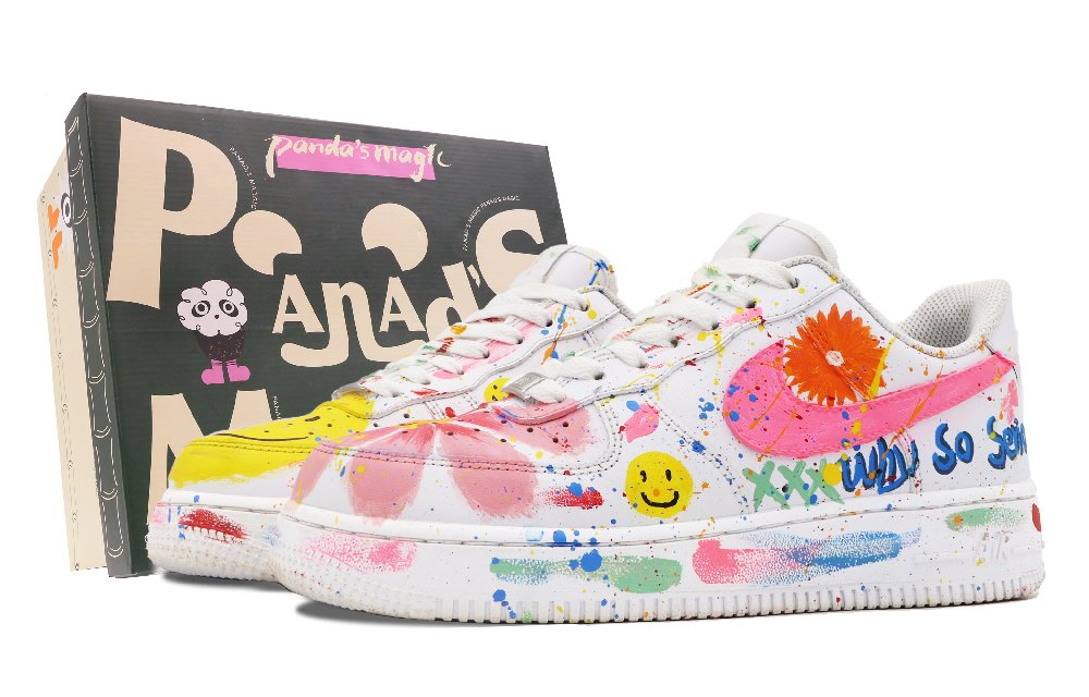 Nike Air Force 1 Low Low-Top Skateboard Shoes Men's White