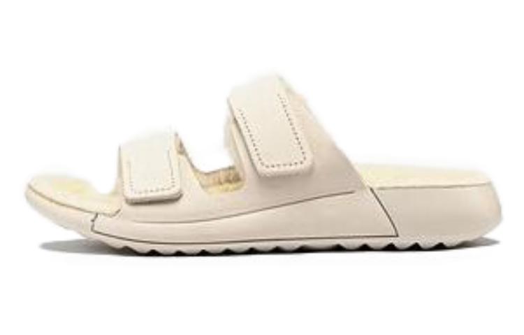Ecco Slide Slippers 3cm Women's Lime Gray