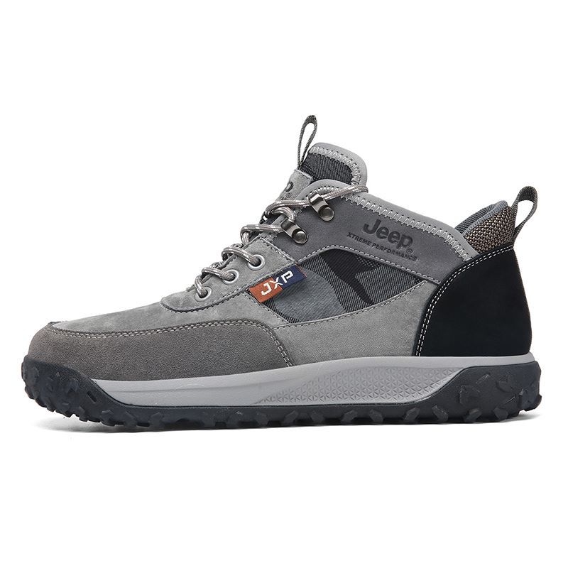Jeep Anti Slip And Wear Resistant Lightweight Mid Top Trekking Shoes Men